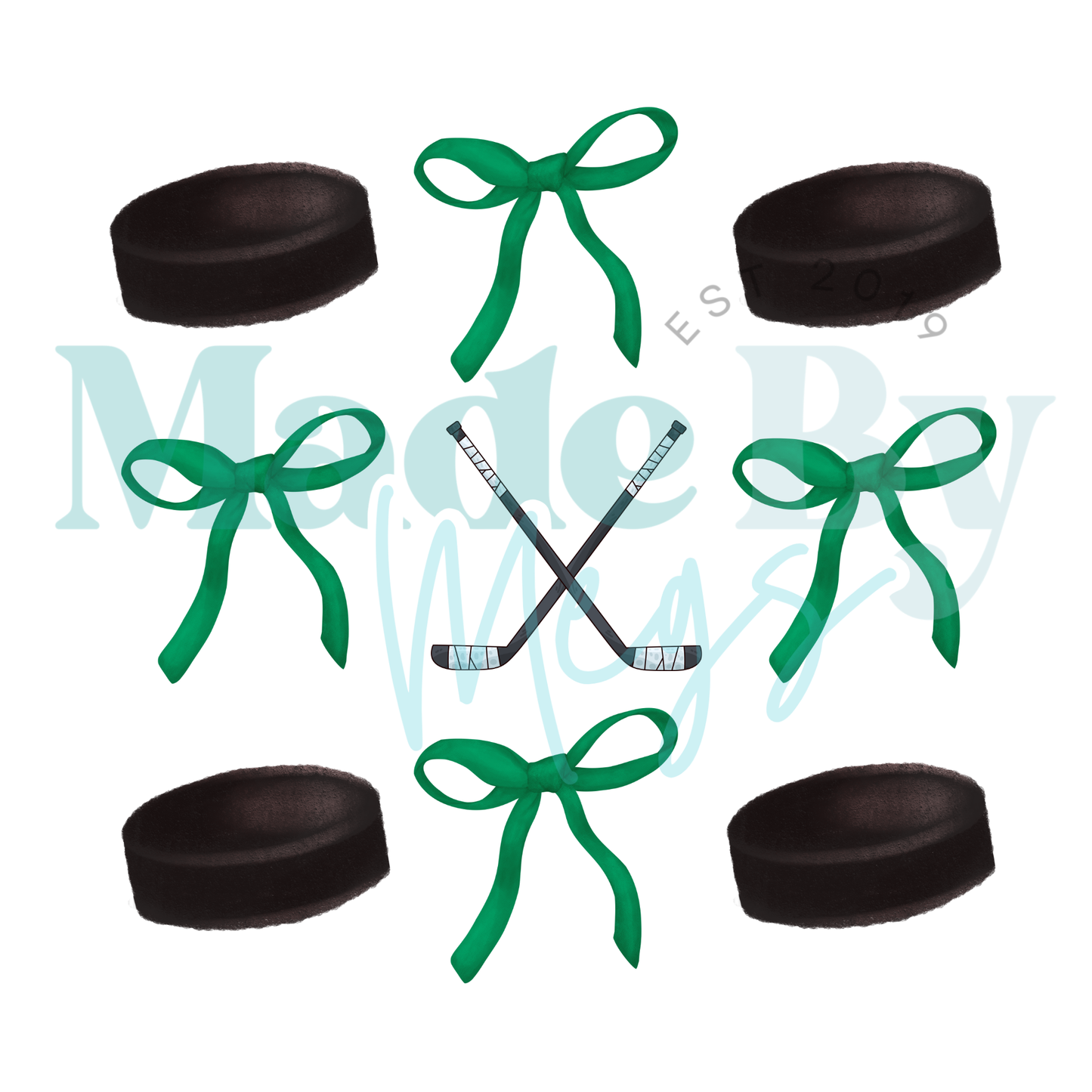 Green Bows Sports Tee