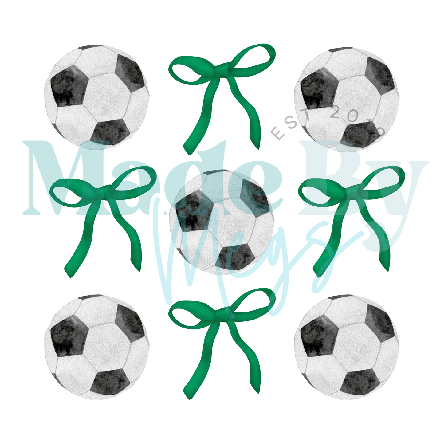 Green Bows Sports Tee