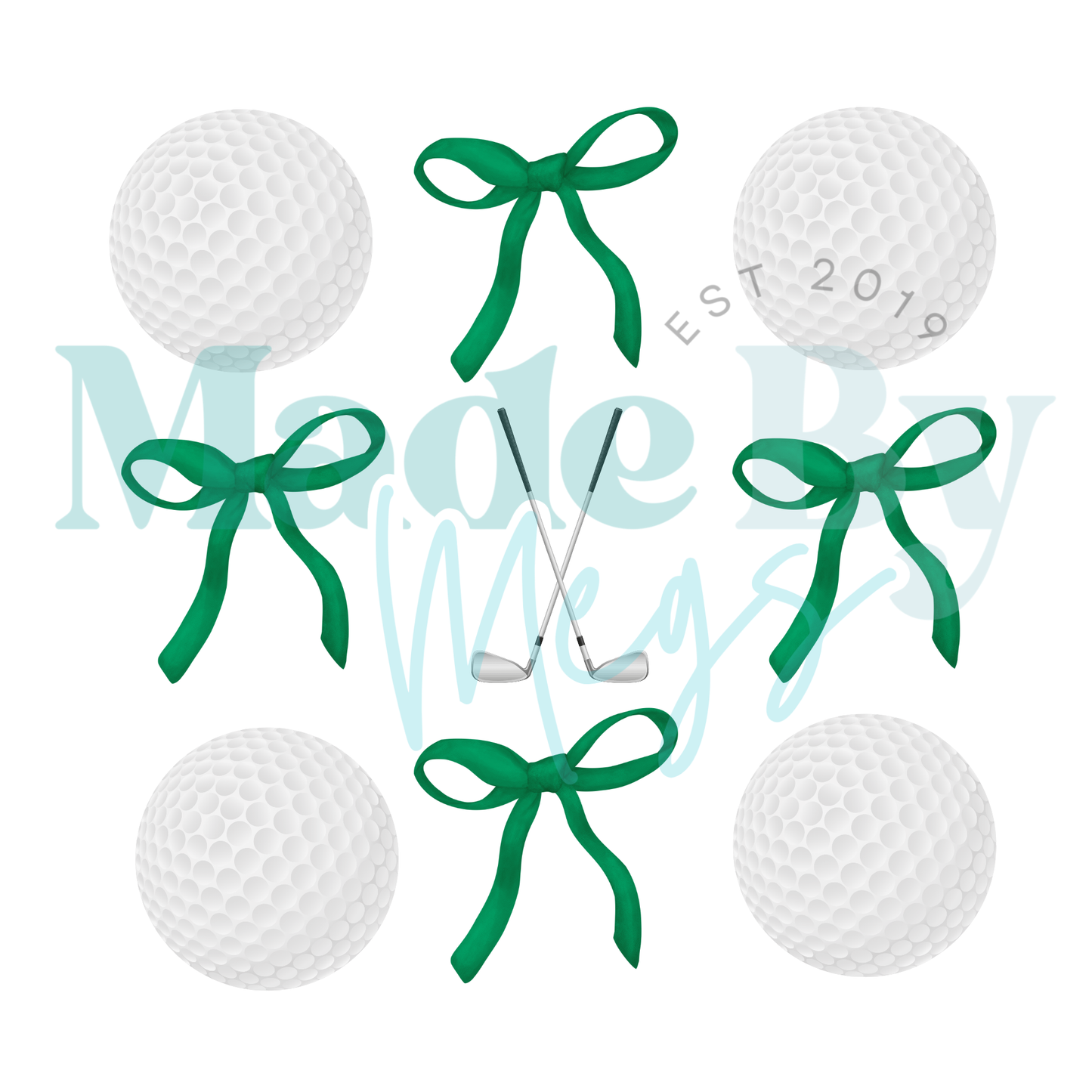 Green Bows Sports Tee