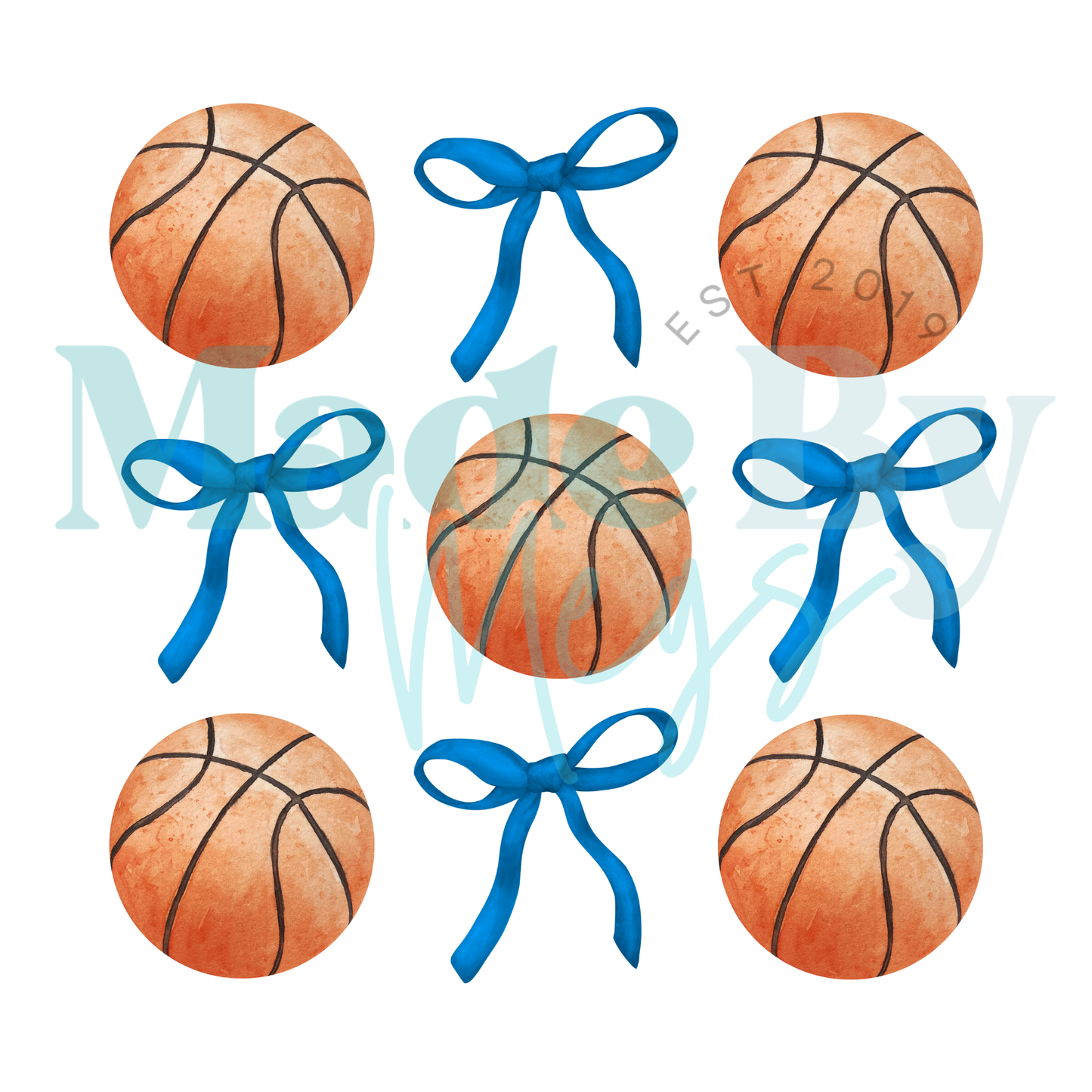 Blue Bows Sports Tee