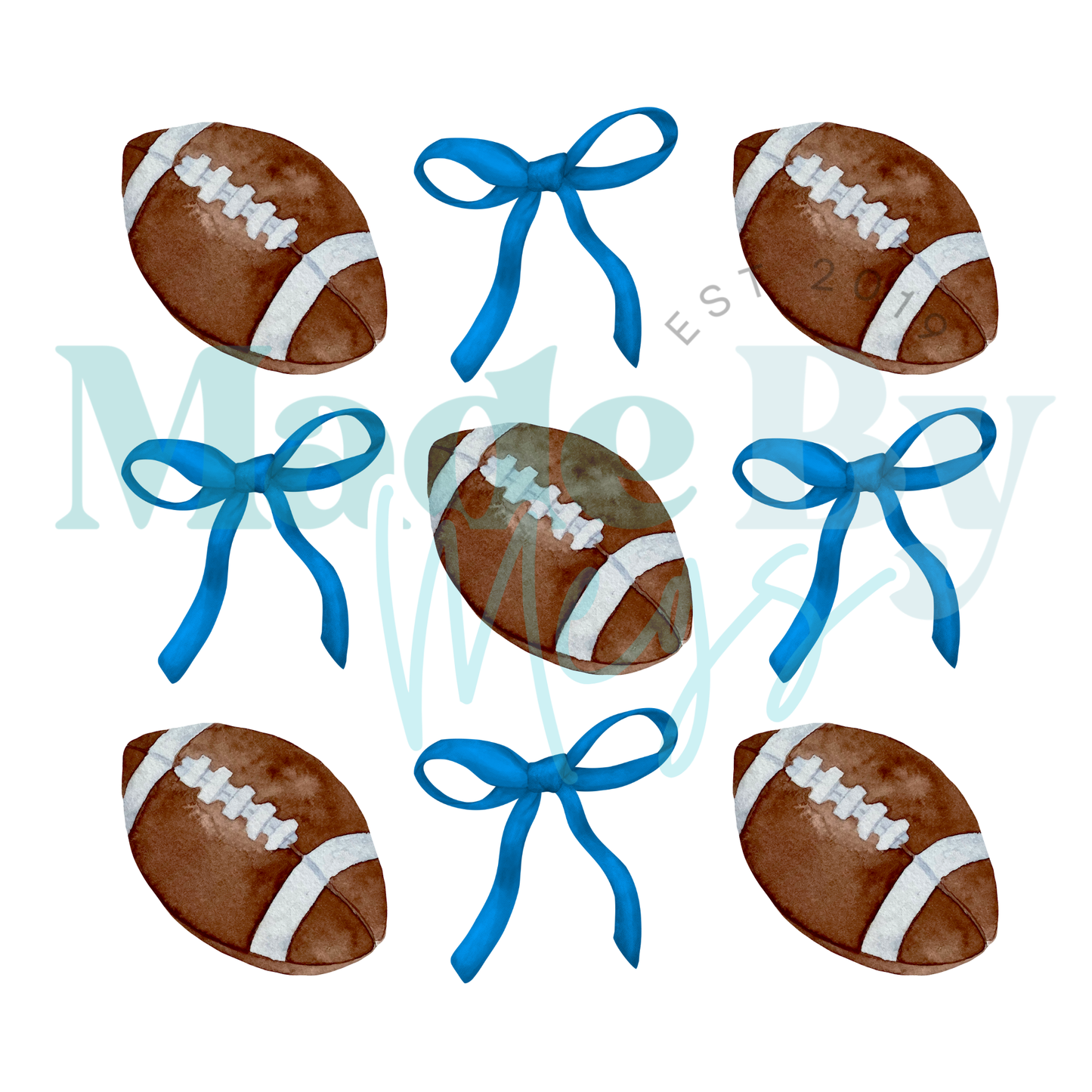 Blue Bows Sports Tee
