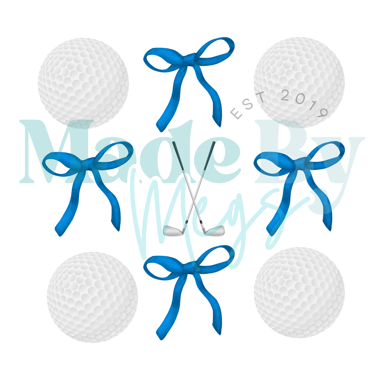 Blue Bows Sports Tee