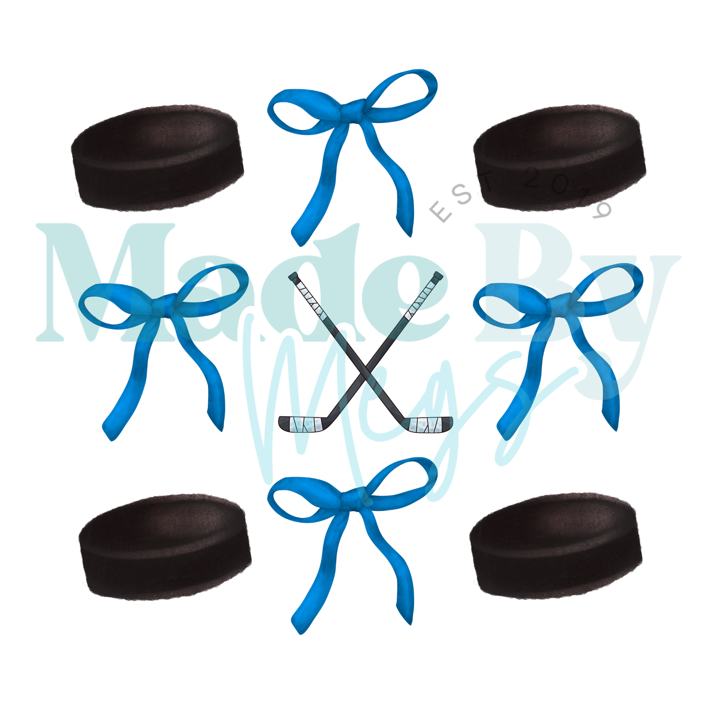 Blue Bows Sports Tee