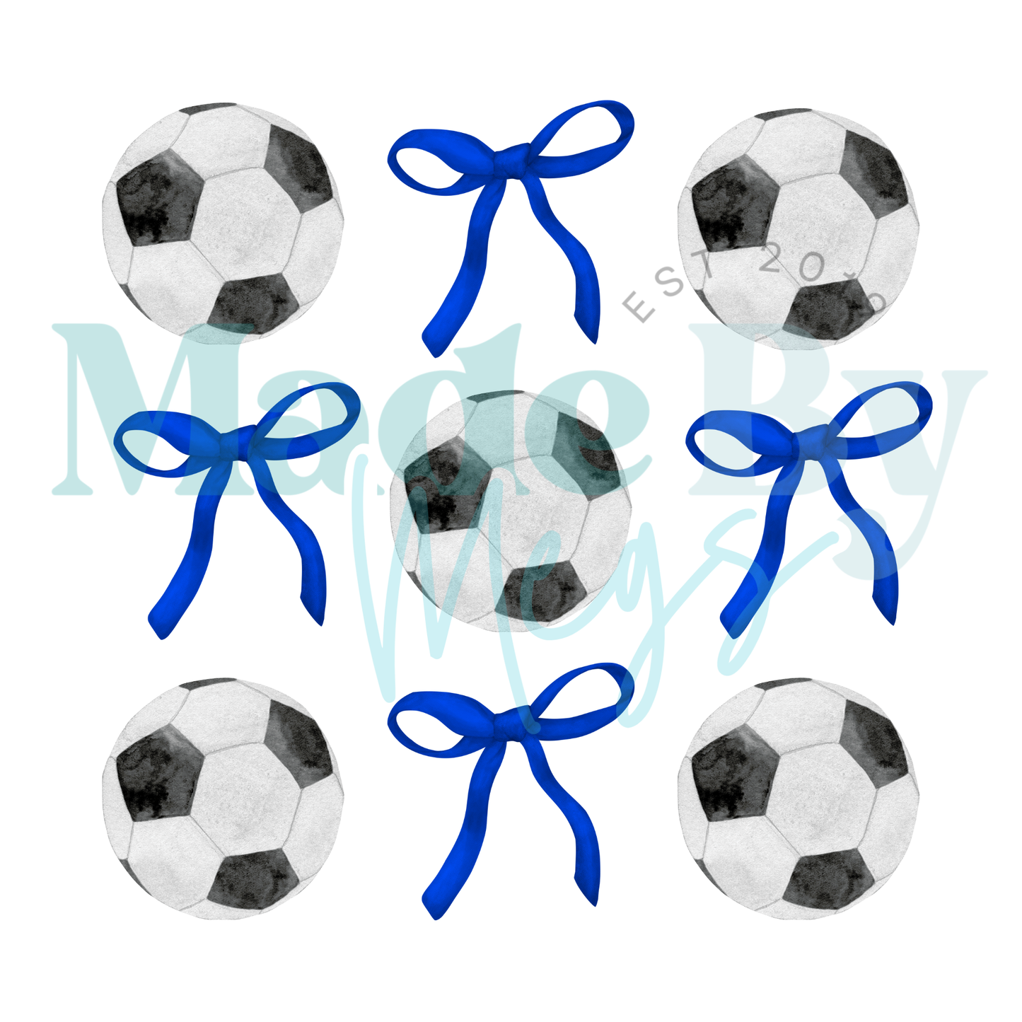 Blue Bows Sports Tee