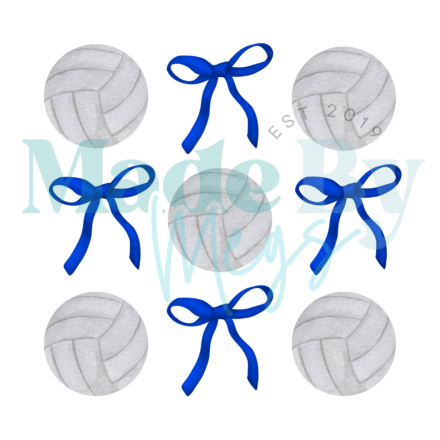 Blue Bows Sports Tee