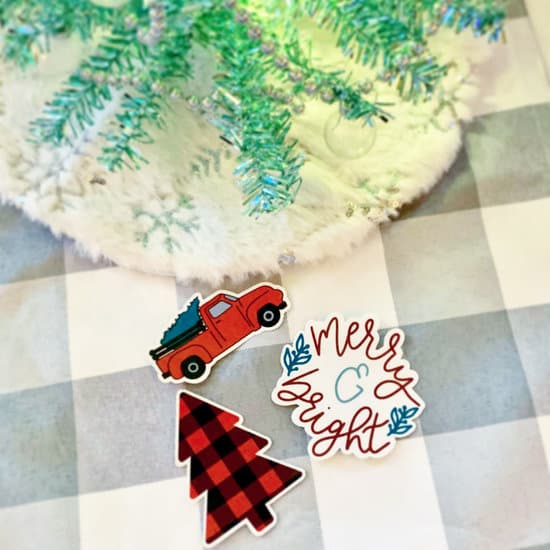Merry & Bright 2" Sticker