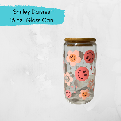 Valentine's Collection: Glass Can Cups