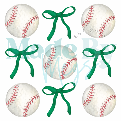 Green Bows Sports Tee