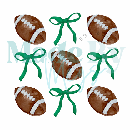 Green Bows Sports Tee
