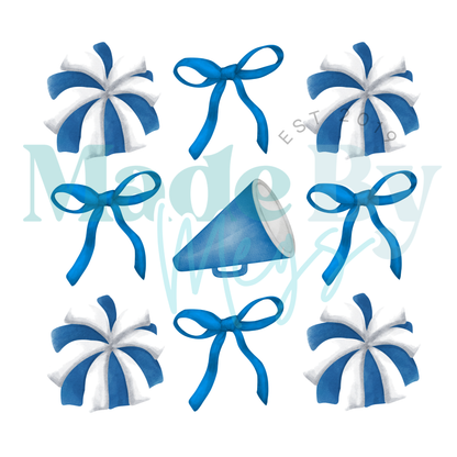 Blue Bows Sports Tee