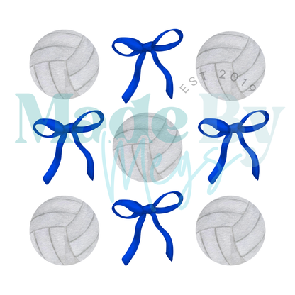 Blue Bows Sports Tee