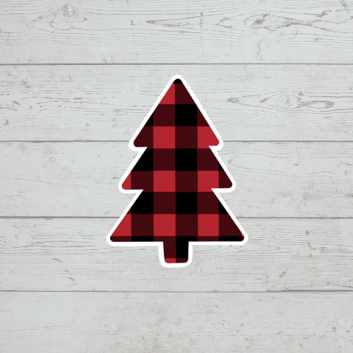 Festive Trees 2 inch Stickers