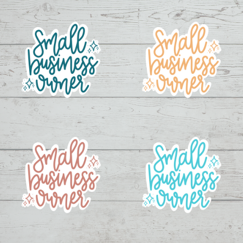 Small Business Owner 3" Sticker