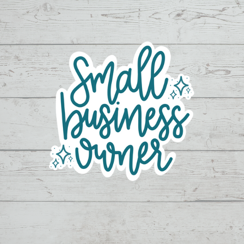 Small Business Owner 3" Sticker