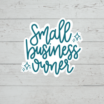 Small Business Owner 3" Sticker