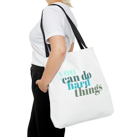 You Can Do Hard Things Tote Bag